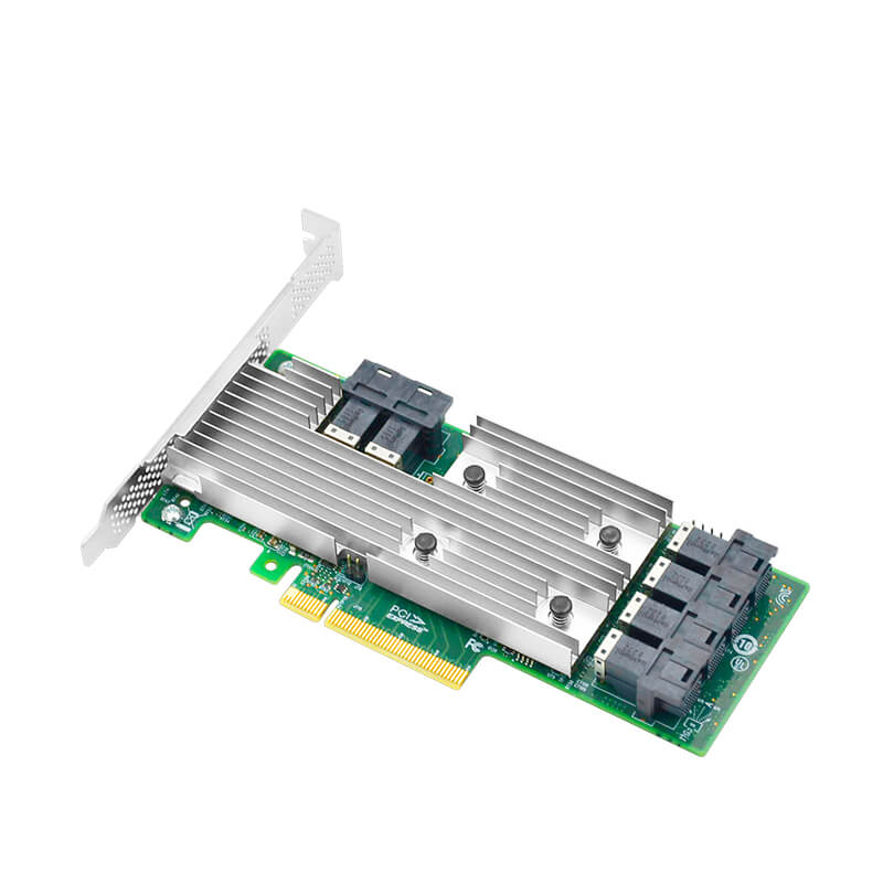 24-Port SAS SATA HBA Controller Card PCIe3.0 X8 Interface with 6*SFF-8643 SAS3224-HBA SAS3224-24I