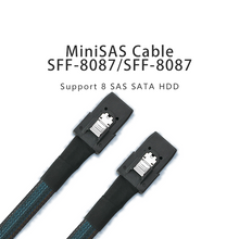 Lade das Bild in den Galerie-Viewer, Internal Mini SAS SFF-8087 to SFF-8087 Cable -60/80CM/1M
