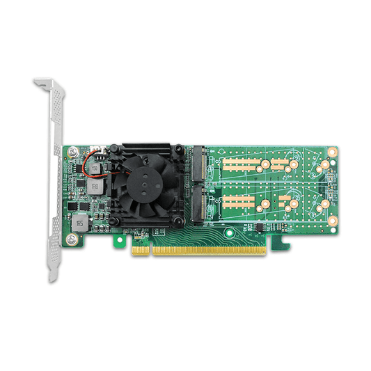 PCI Express x16 to Quad M.2 NVMe SSD Switch Adapter-STC 3162-4IL