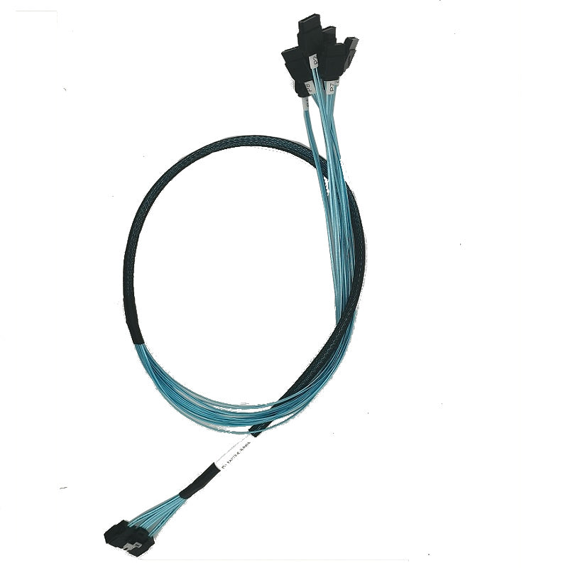MCIO X8 74-Pin auf 8 X SATA 7-Pin-Kabel
