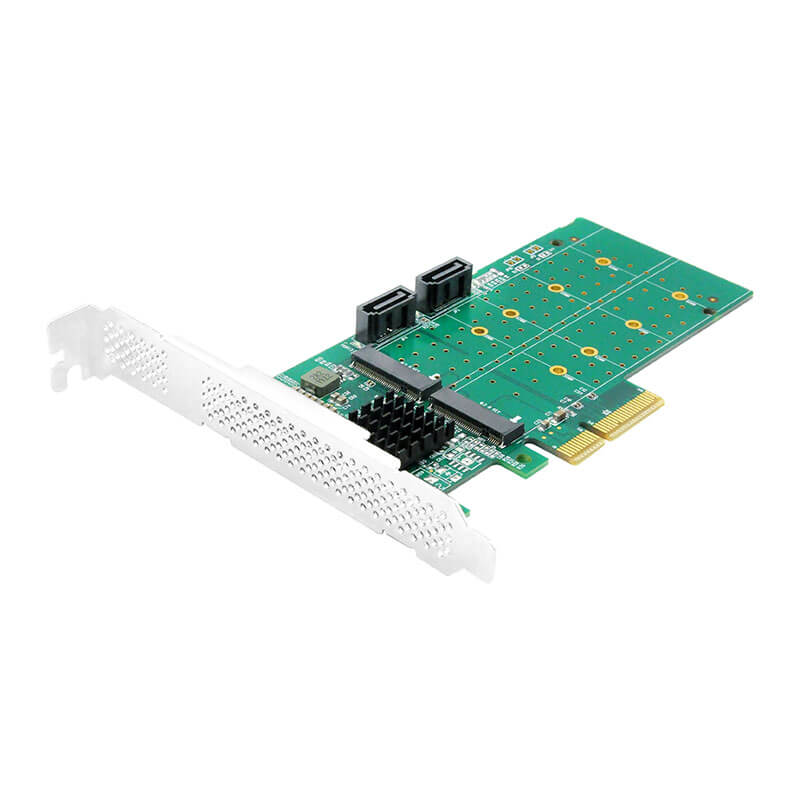 Dual 6Gb/s PCIe x4 to M.2 SATA3 RAID Controller Card-HBA 9230-2M2S