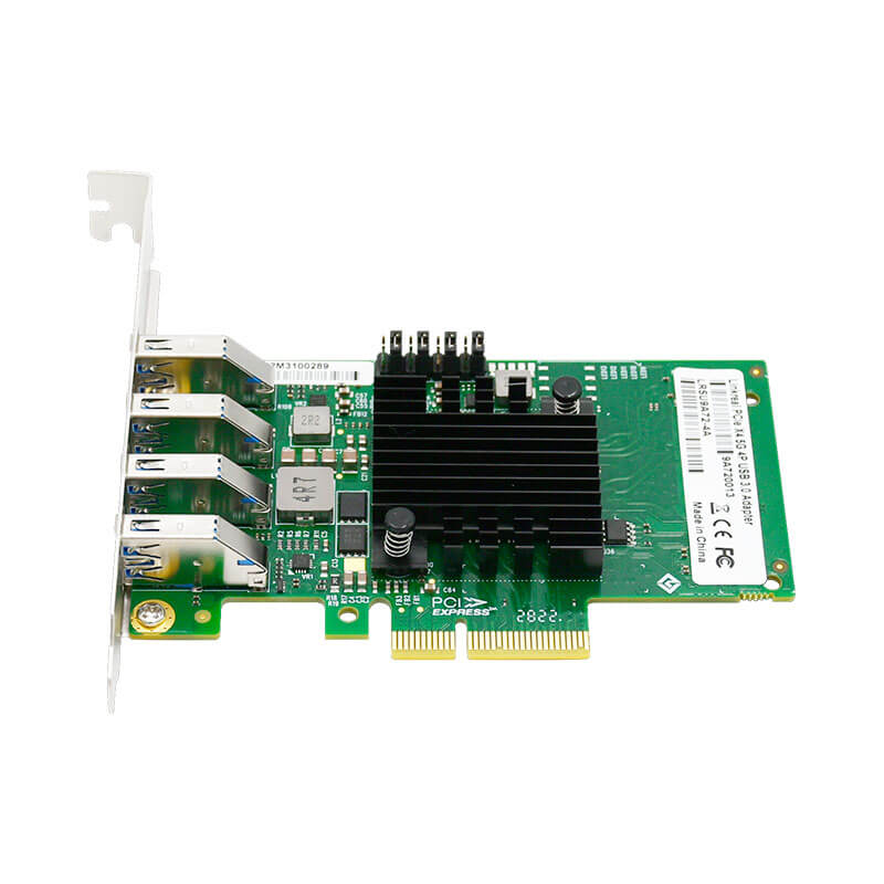 PCIe 2.0 x4 auf 4-Port USB 3.0 Typ-A Adapterkarte 5Gb/s