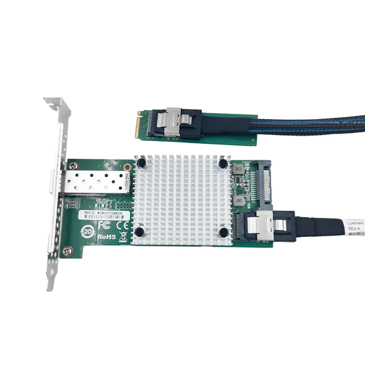 M.2 M key to 10G SFP+ Network Card Set Intel 82599 10Gb/s