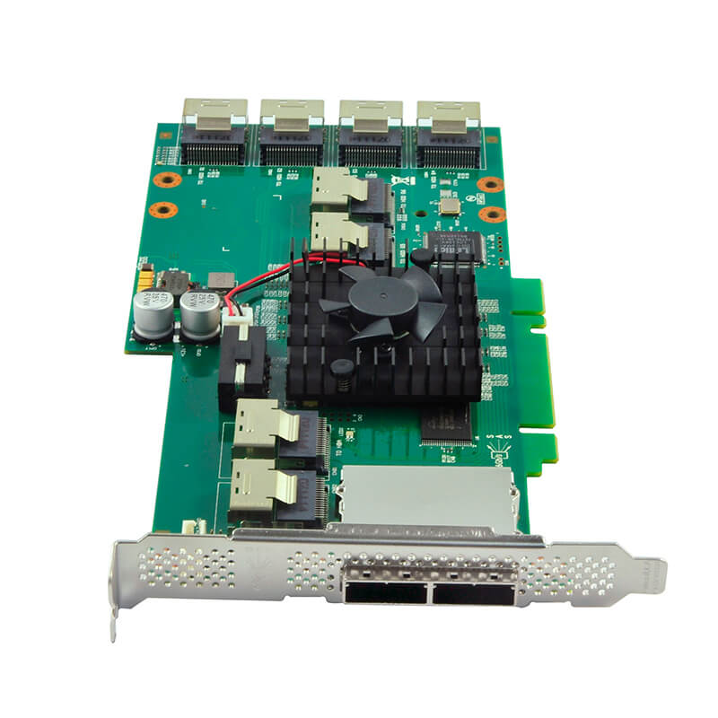 24 Port SFF-8087 SAS/SATA Adapter Card SAS2X36-EXC SAS2X36-24I