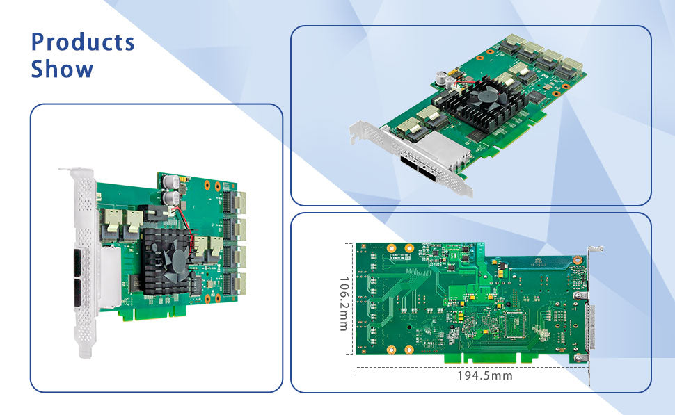 24 Port SFF-8087 SAS/SATA Adapter Card SAS2X36-EXC SAS2X36-24I