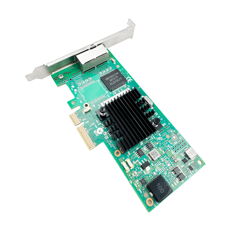 PCIe x4 to 2-Ports Gigabit RJ45 NIC Intel I350AM2 1Gb/s