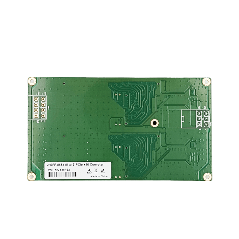 2 Port SFF-8654 to 2 PCIe 4.0 x16 Slot Adapter - XIC 548PE2