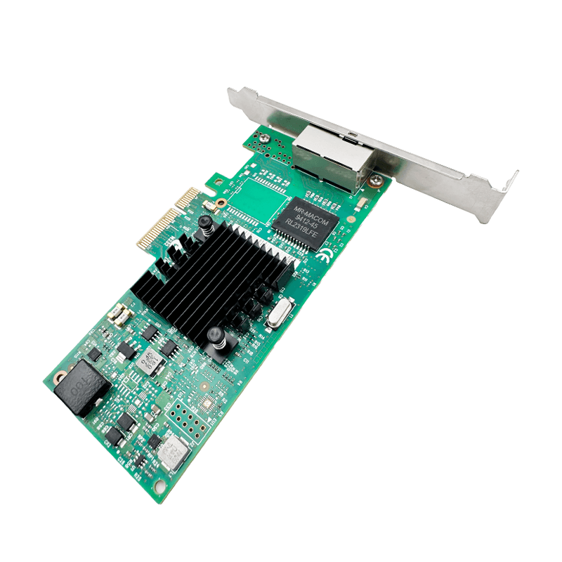 PCIe x4 to 2-Ports Gigabit RJ45 NIC Intel I350AM2 1Gb/s