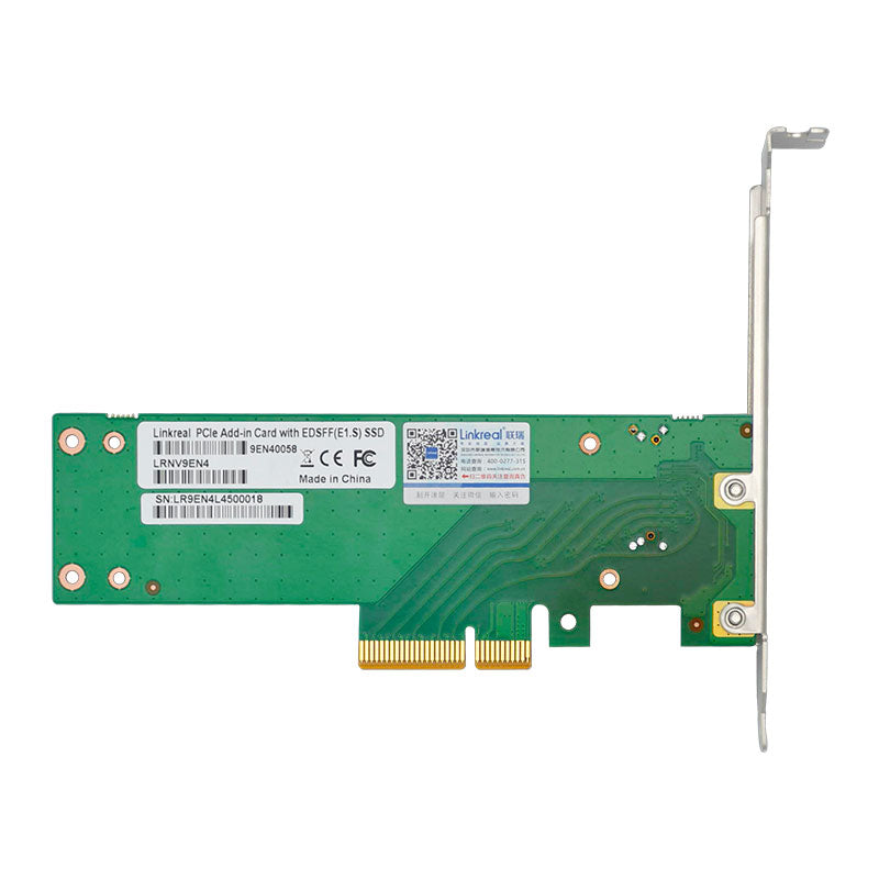 PCIe Gen4 x4 to NVMe EDSFF E1.S 1U Short Adapter-XIC PE34E