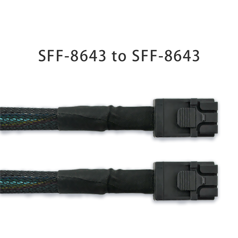 HD Mini-SAS auf HD Mini-SAS (SFF-8643 auf SFF-8643) 60 cm
