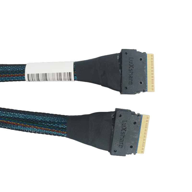 PCIe 4.0 SFF-8654 8i to SFF-8654 8i Cable