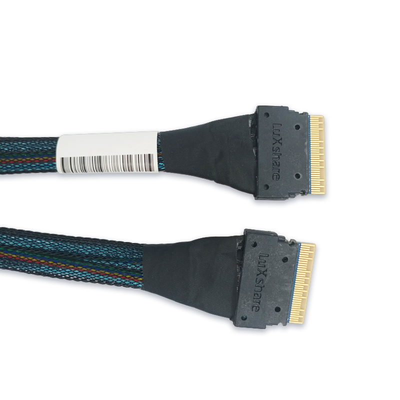 PCIe 4.0 SFF-8654 8i to SFF-8654 8i Cable