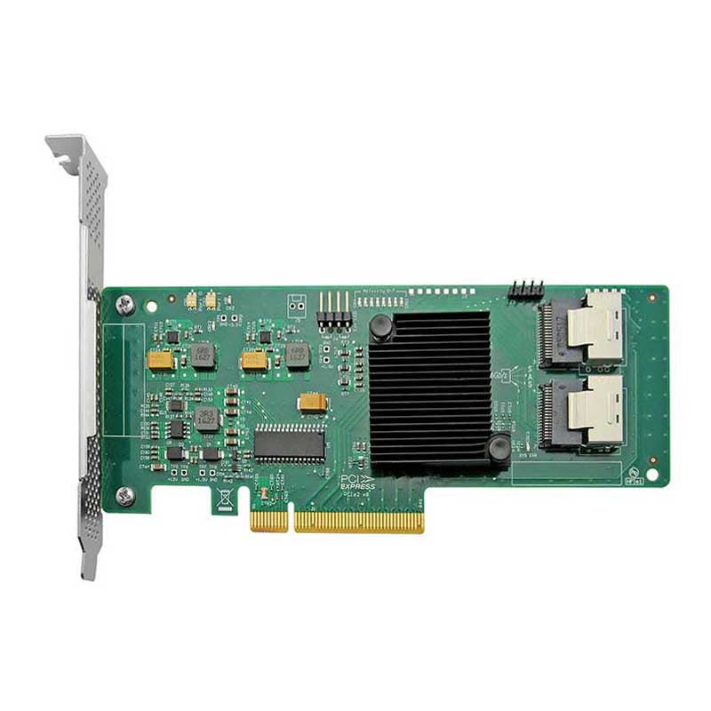 PCIe x8 to 8 Port SAS/SATA 6Gb/s Expansion Card- HBA SAS2008-8I,Compatible for LSI 9211-8I