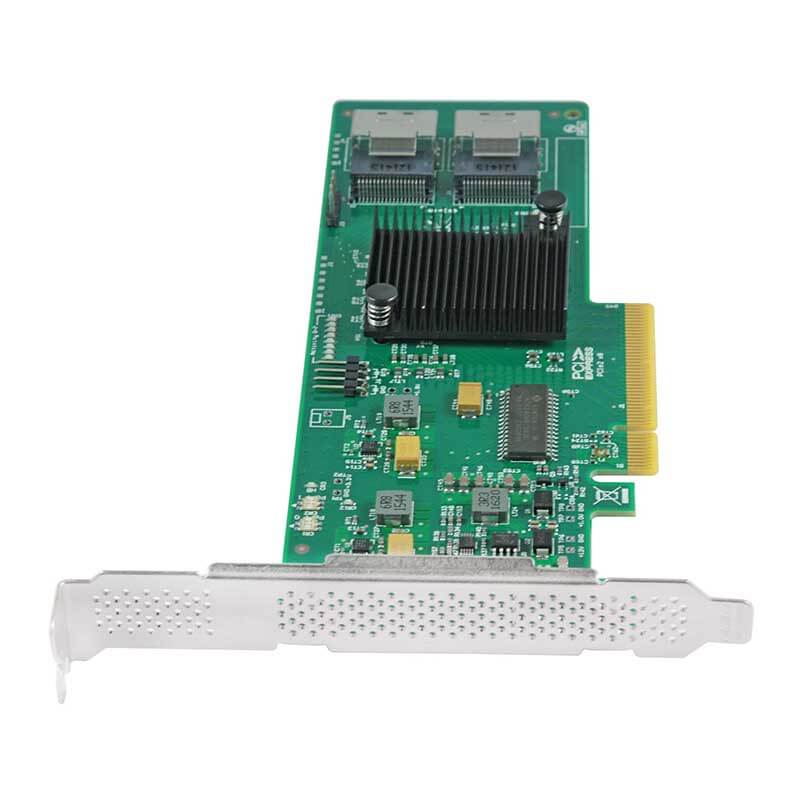 PCIe x8 to 8 Port SAS/SATA 6Gb/s Expansion Card- HBA SAS2008-8I,Compatible for LSI 9211-8I