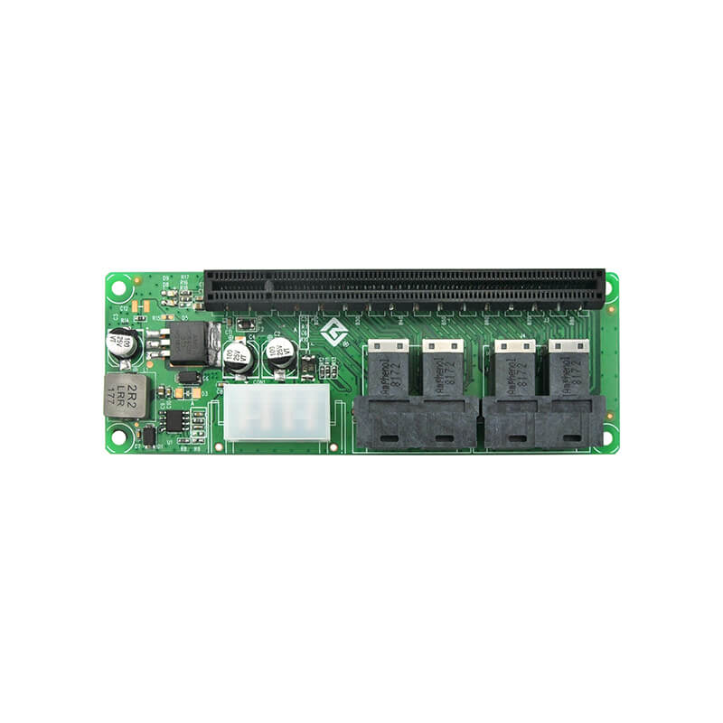 4-Port SFF-8643 auf PCIe3.0 x16 Steckplatzadapter