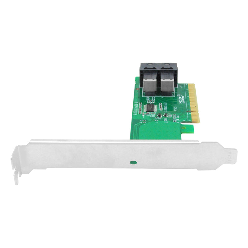 2 Port PCIe 3.0 x8 to U.2 NVMe SFF-8643 Adapter Card - XIC PE383