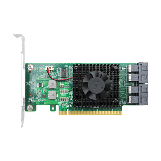 4 Port PCIe 3.0 x16 to NVMe Switch Adapter-STC 3163-4I