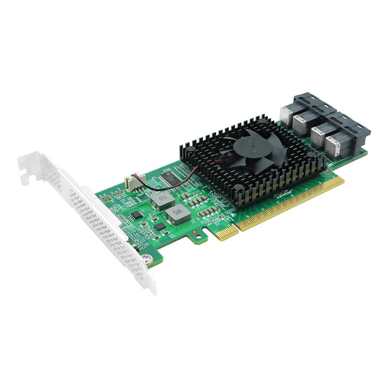 4 Port PCIe 3.0 x16 to NVMe Switch Adapter-STC 3163-4I