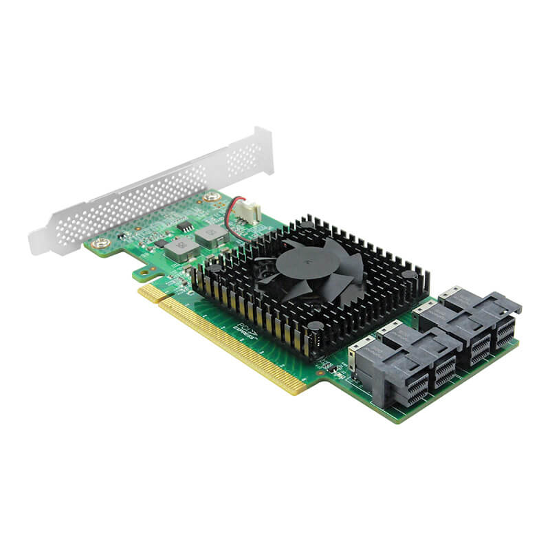 4 Port PCIe 3.0 x16 to NVMe Switch Adapter-STC 3163-4I