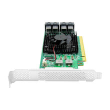 Cargar imagen en el visor de la galería, 4 Port PCIe 3.0 x16 to NVMe Switch Adapter-STC 3163-4I
