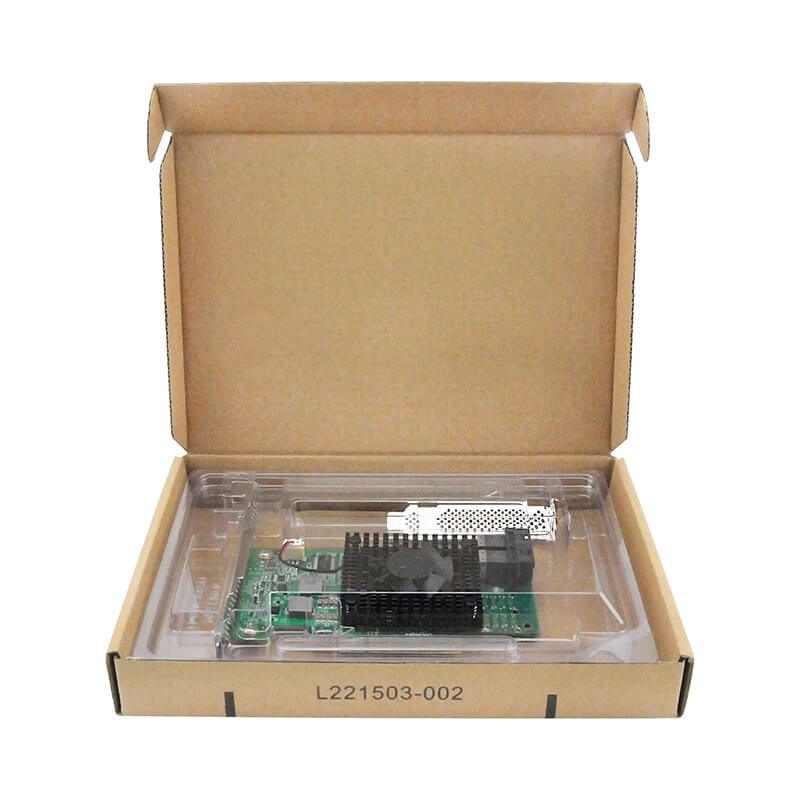 2 Port PCIe 3.0 x8 to SFF-8643 NVMe Switch Card-STC PE383-2I
