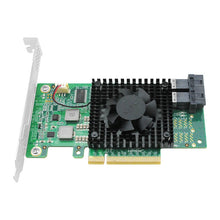 Load image into Gallery viewer, 2 Port PCIe 3.0 x8 to SFF-8643 NVMe Switch Card-STC PE383-2I
