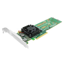 Lade das Bild in den Galerie-Viewer, PCIe3.0 x8 to 4-Port M.2 NVMe SSD Switch Card - PLX 8747
