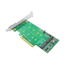 Load image into Gallery viewer, Dual M.2 NVMe PCIe 4.0 x8 Adapter Card- XIC PE382-2I
