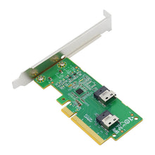 Load image into Gallery viewer, PCIe 4.0 x8 to 2x SlimSAS SFF-8654 4i Expansion Adapter-XIC PE485-2I
