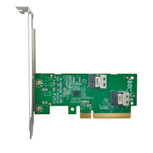 Load image into Gallery viewer, PCIe 4.0 x8 to 2x SlimSAS SFF-8654 4i Expansion Adapter-XIC PE485-2I
