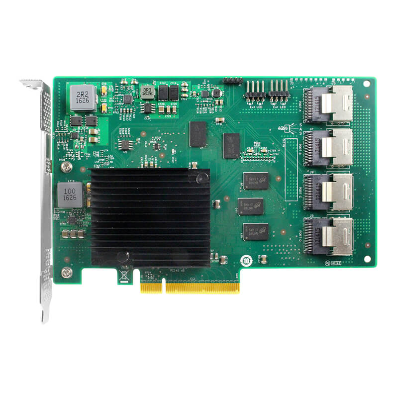 PCIe 2.0 x8 to 16-Port SAS/SATA3 Card SAS2116 6Gb/s UEFI- HBA SAS2116-16I