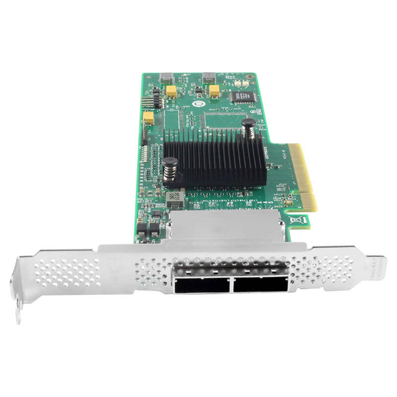 External 8 Port PCIe x8 to SAS/SATA Expansion Card-HBA SAS2008-8E Compatible for LSI 9200-8E