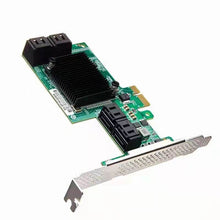 Cargar imagen en el visor de la galería, PCIe x1 to 8 Port SATA 6Gb/s SAS/SATA Expansion Card-HBA 2008-8S X1
