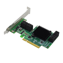 Cargar imagen en el visor de la galería, PCIe x1 to 8 Port SATA 6Gb/s SAS/SATA Expansion Card-HBA 2008-8S X1
