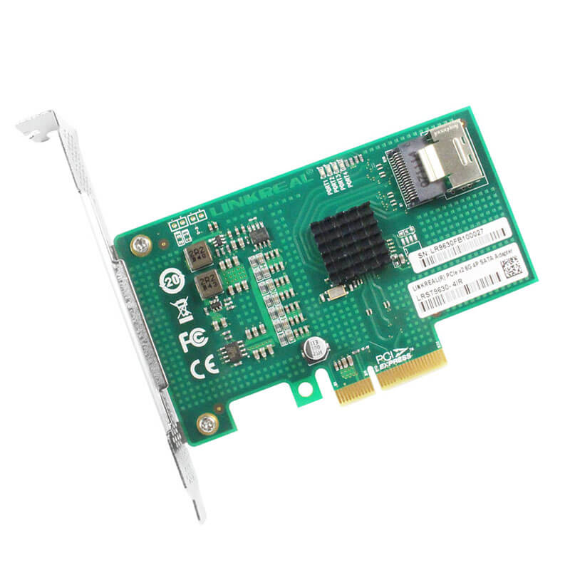 4 Port 6Gb/s PCIe x4 to SATA 3 RAID Card-HBA 9230-4I X4