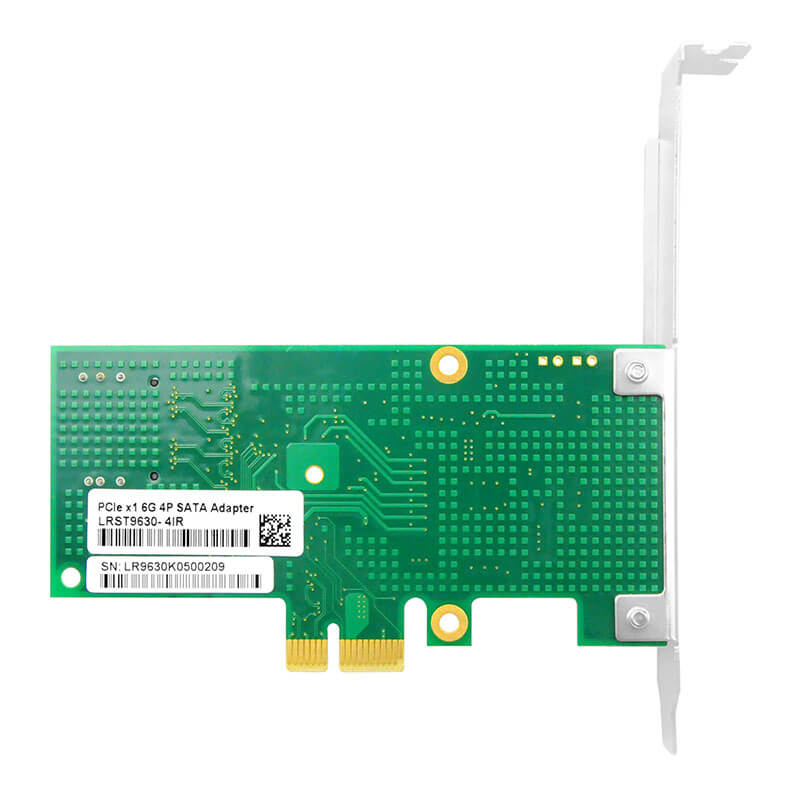 4 Port 6Gb/s PCIe x1 to SATA 3 RAID Card HBA 9230-4I X1