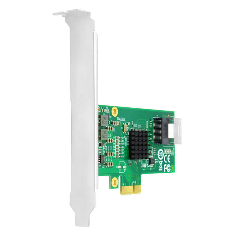 4 Port 6Gb/s PCIe x1 to SATA 3 RAID Card HBA 9230-4I X1
