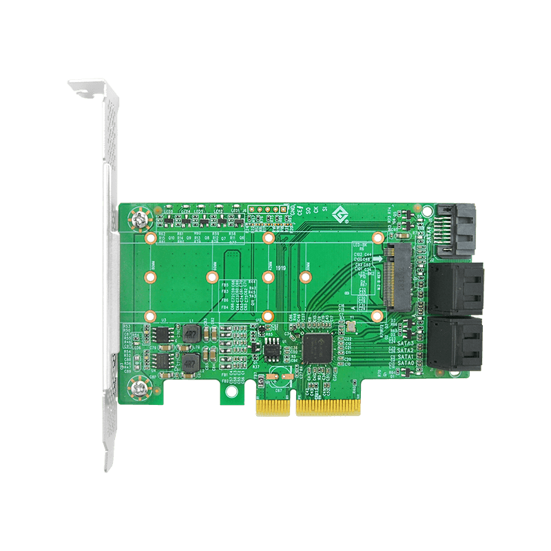 PCIe3.0 x4 to 5 ports SATA 6Gb/s Expansion Card-HBA 585-1M4S