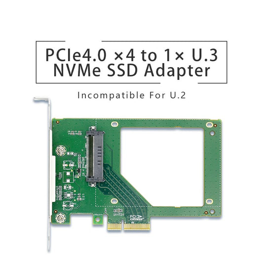 PCIe4.0 x4 to U.3 NVMe SSD Adapter