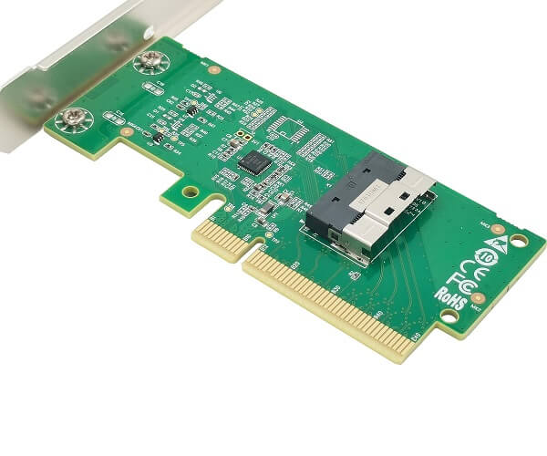 PCI Express 4.0 x8 to  SlimSAS SFF-8654 8i Adapter-XIC PE485