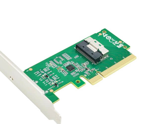 PCI Express 4.0 x8 to  SlimSAS SFF-8654 8i Adapter-XIC PE485
