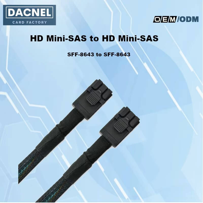 HD Mini-SAS auf HD Mini-SAS (SFF-8643 auf SFF-8643) 60 cm