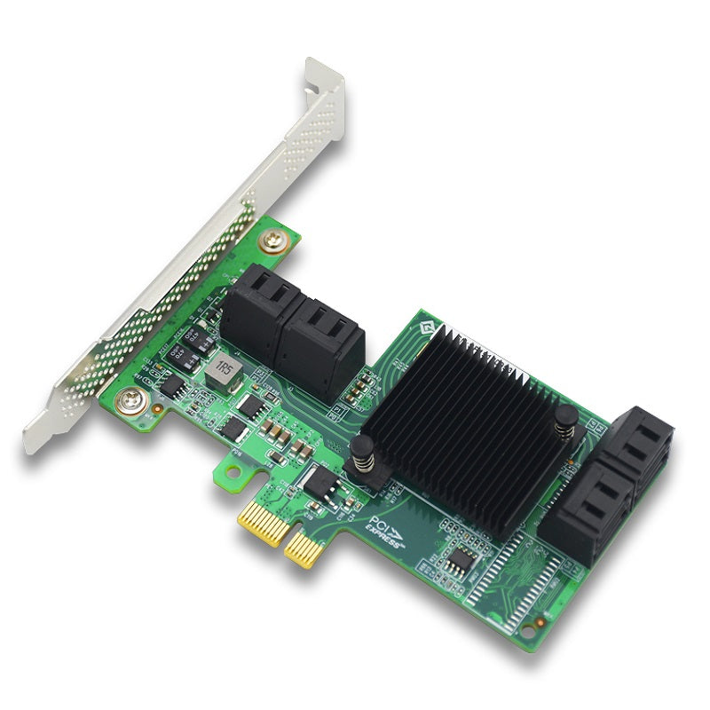 PCIe x1 to 8 Port SATA 6Gb/s SAS/SATA Expansion Card-HBA 2008-8S X1