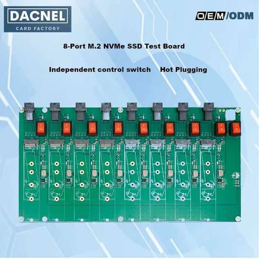 8-Port-M.2-SSD-Testplatine