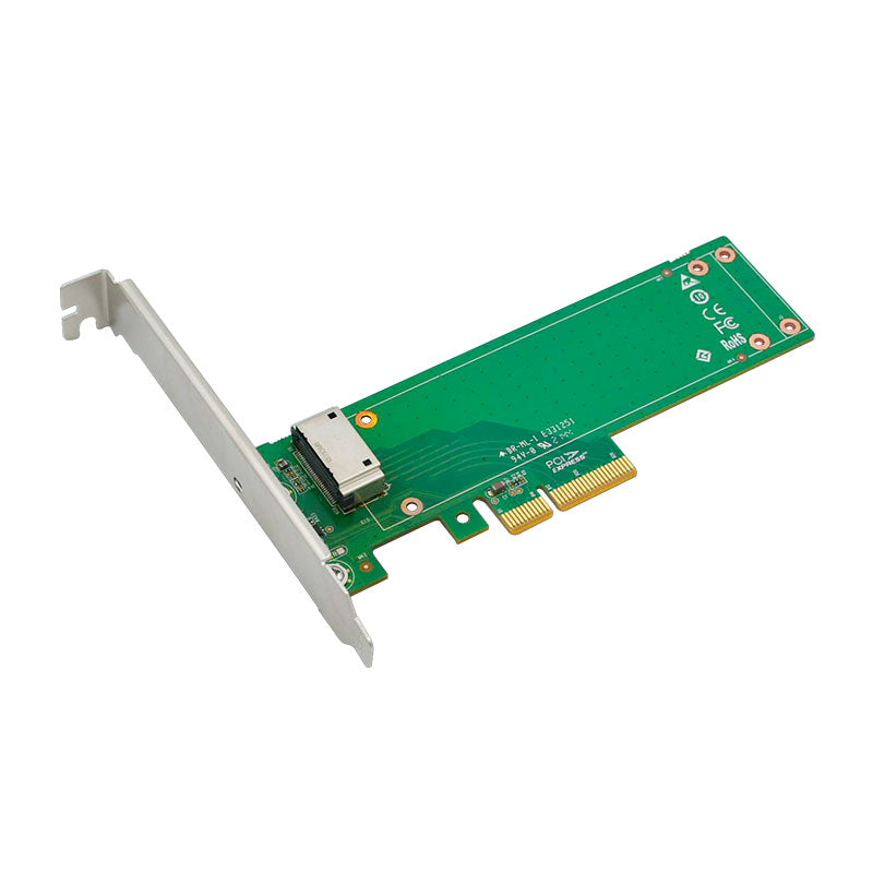PCIe Gen4 x4 to NVMe EDSFF E1.S 1U Short Adapter-XIC PE34E
