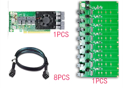 8-Port-M.2-SSD-Testplatine