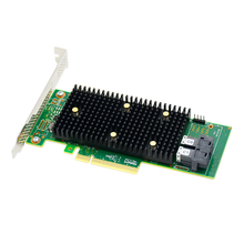 Lade das Bild in den Galerie-Viewer, PCIe 3.1 x8 to 8 Port SAS/SATA/NVMe HBA Expansion Card - HBA SAS3408-8I
